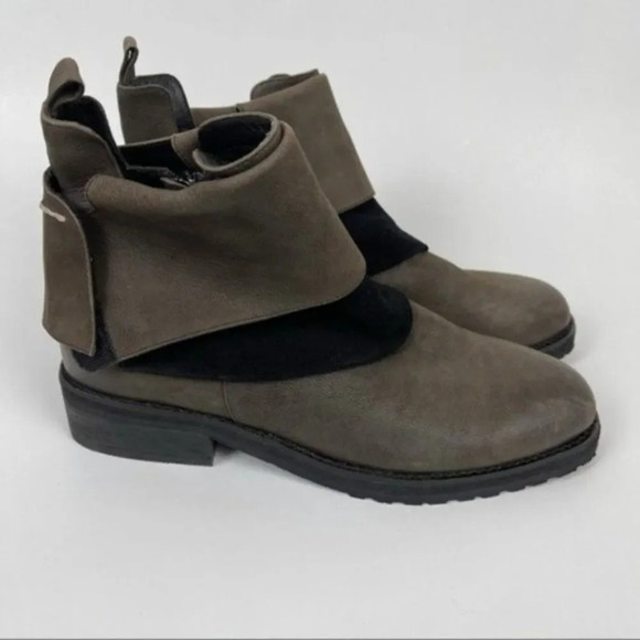 NEW Antelope Leather/Suede Ankle Boots Sz 38 - Picture 2 of 9